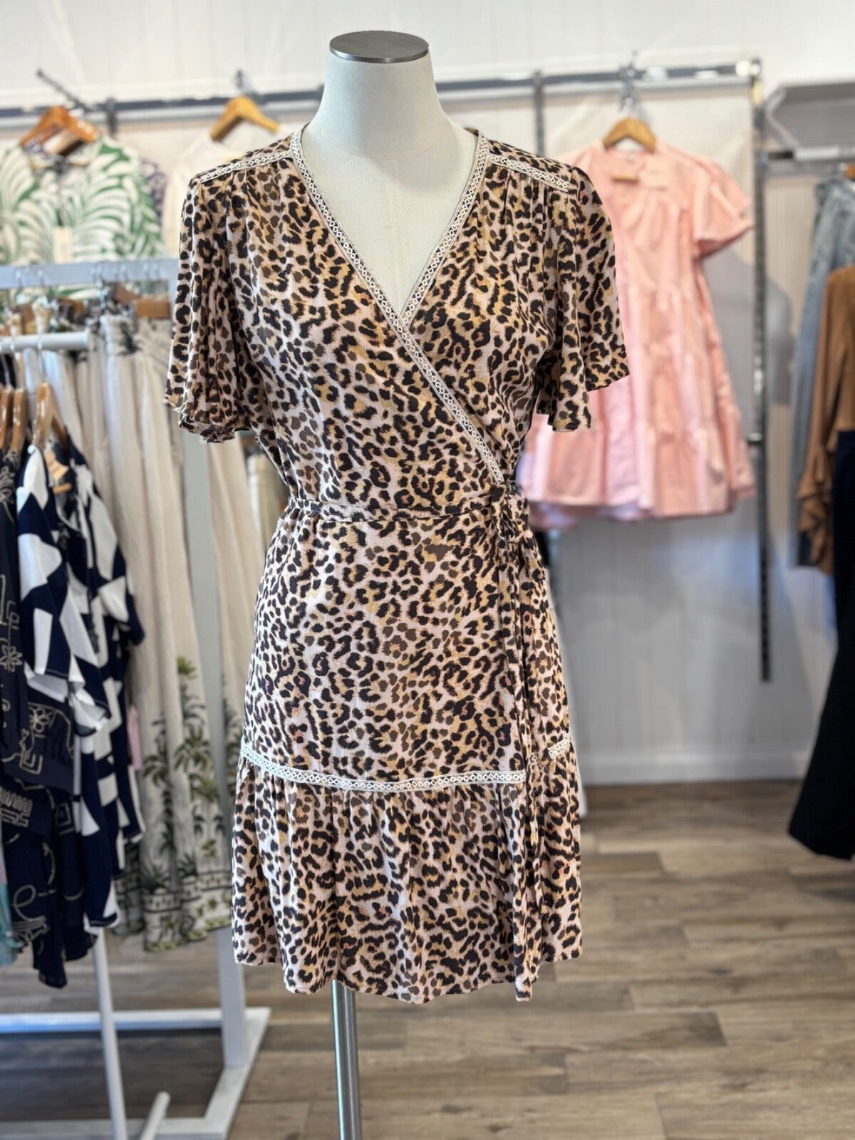 Leopard Wrap Dress