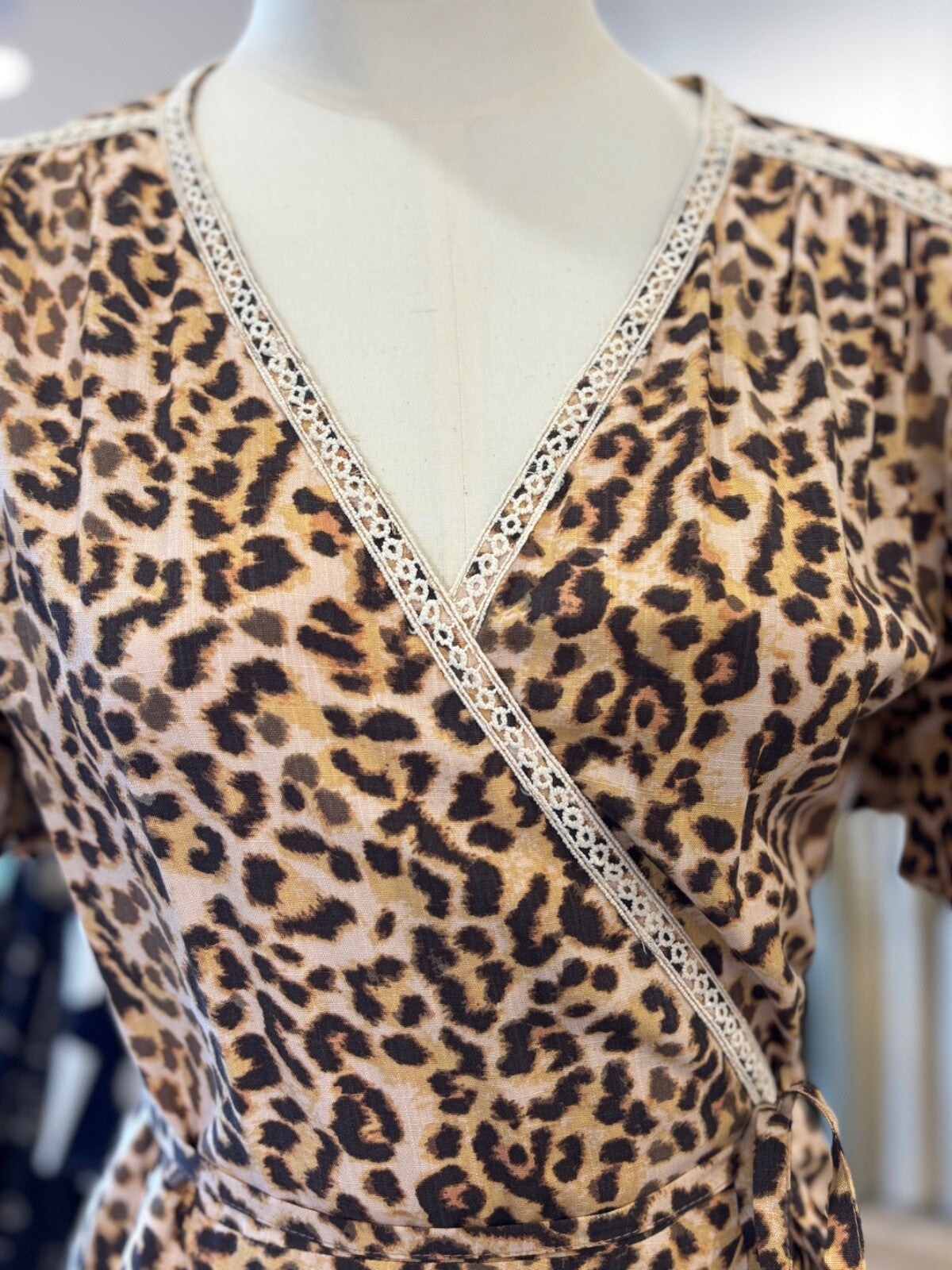 Leopard Wrap Dress