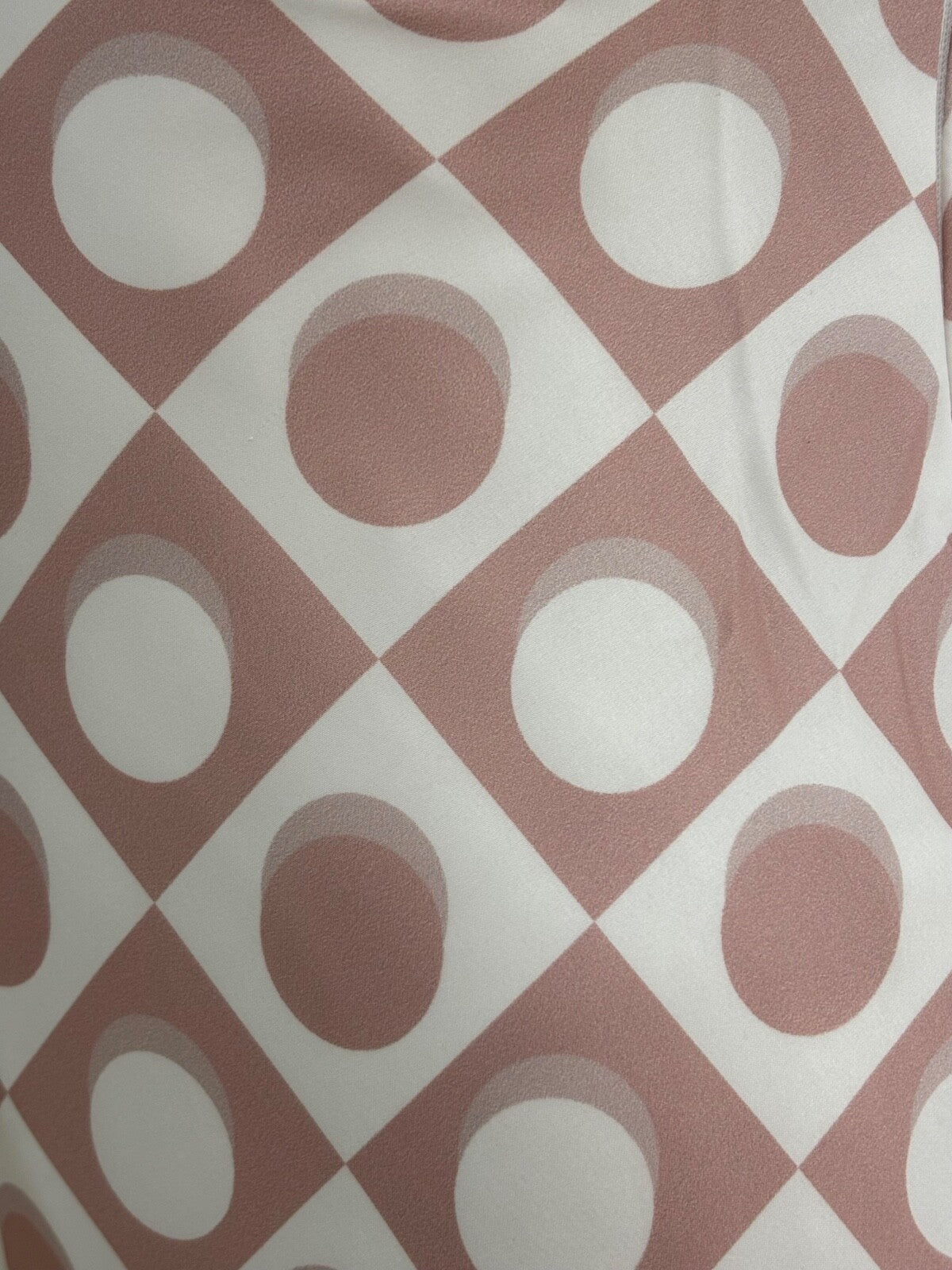 Retro Pink Satin Maxi Dress