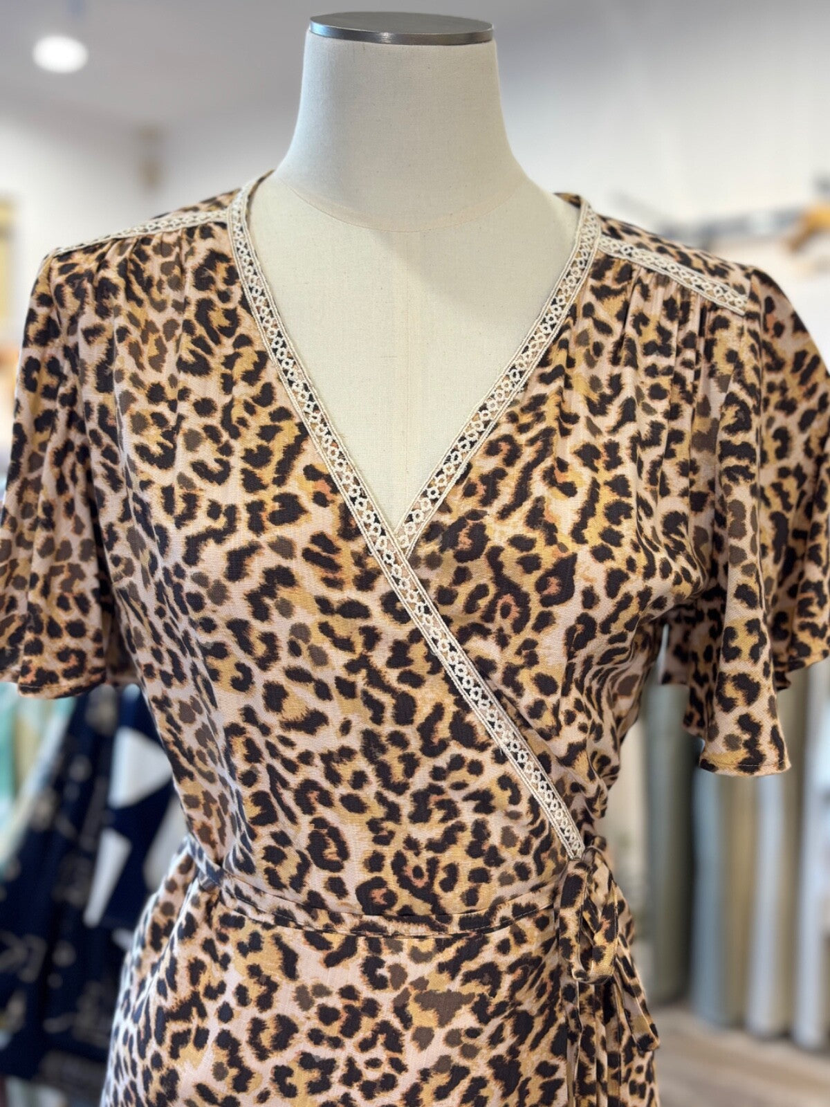Leopard Wrap Dress