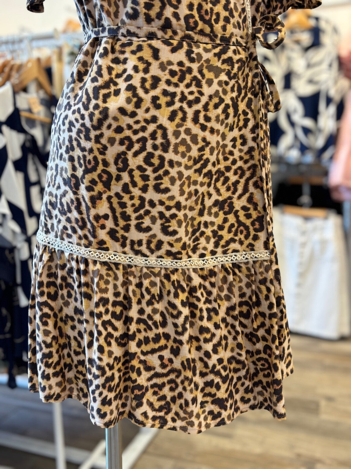 Leopard Wrap Dress