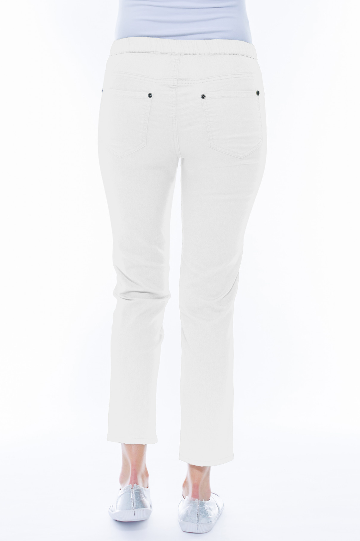 Stretch Denim Pants 7/8