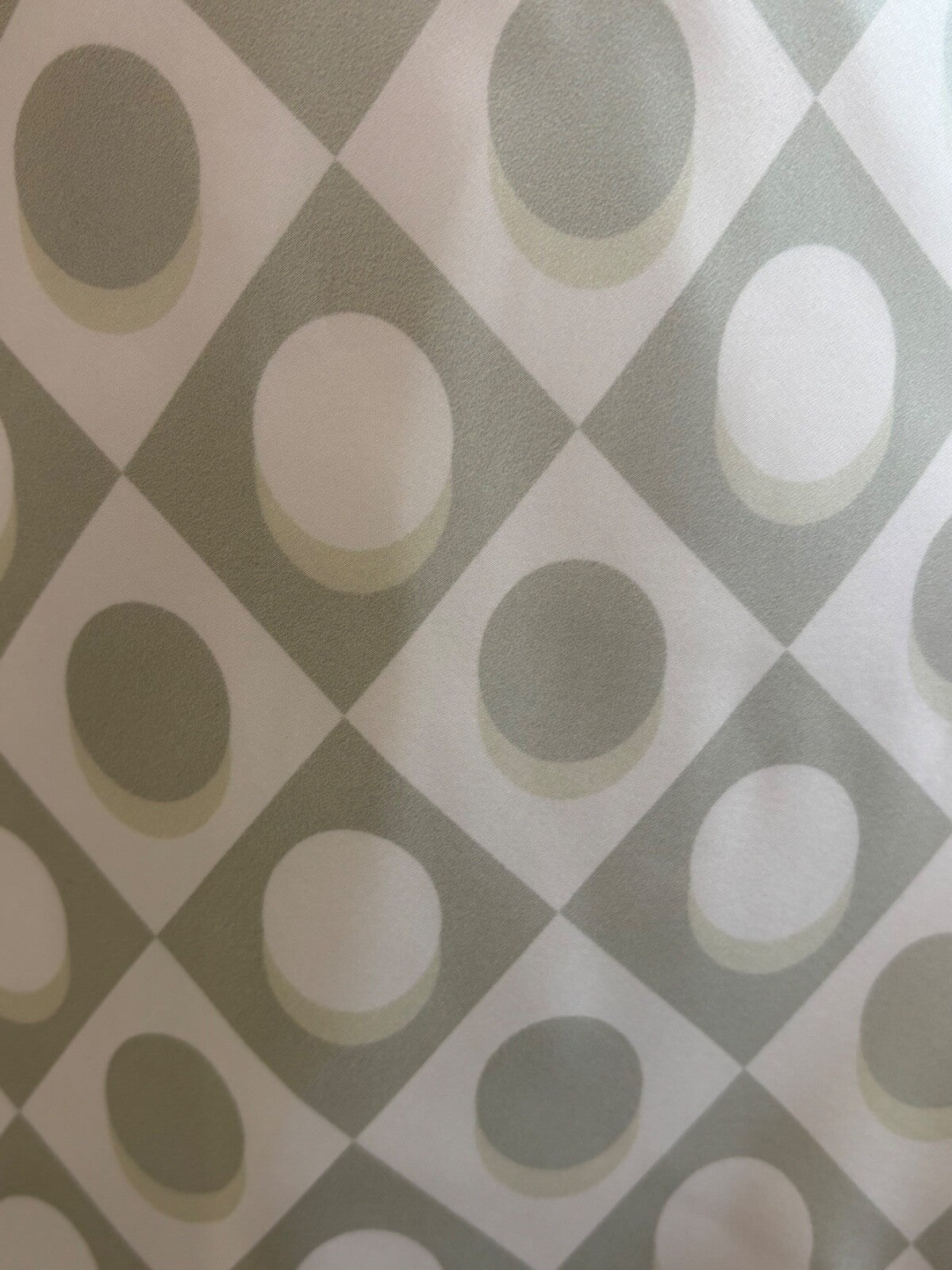 Retro Green Satin Maxi Dress