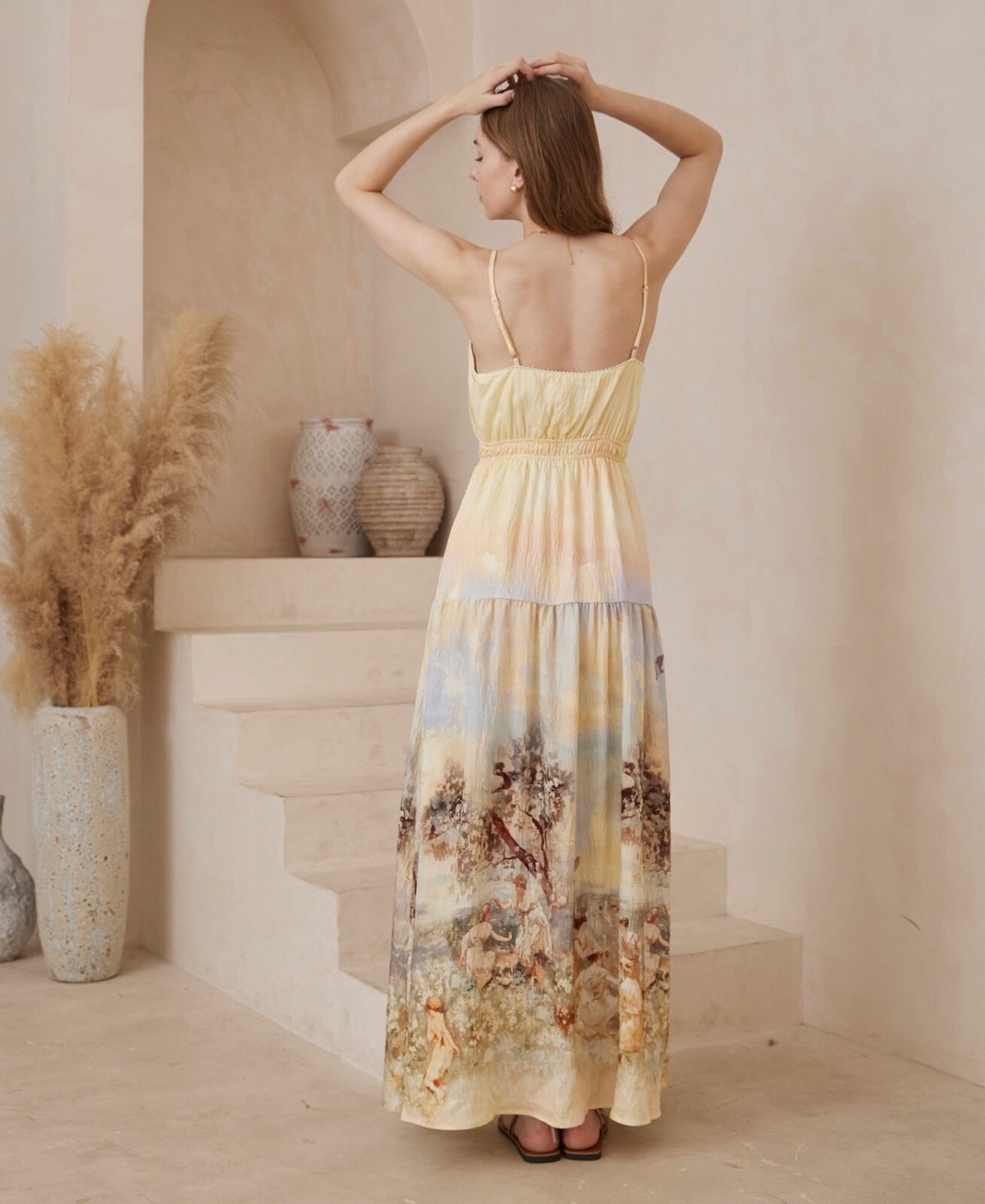 Vintage Garden Maxi Dress