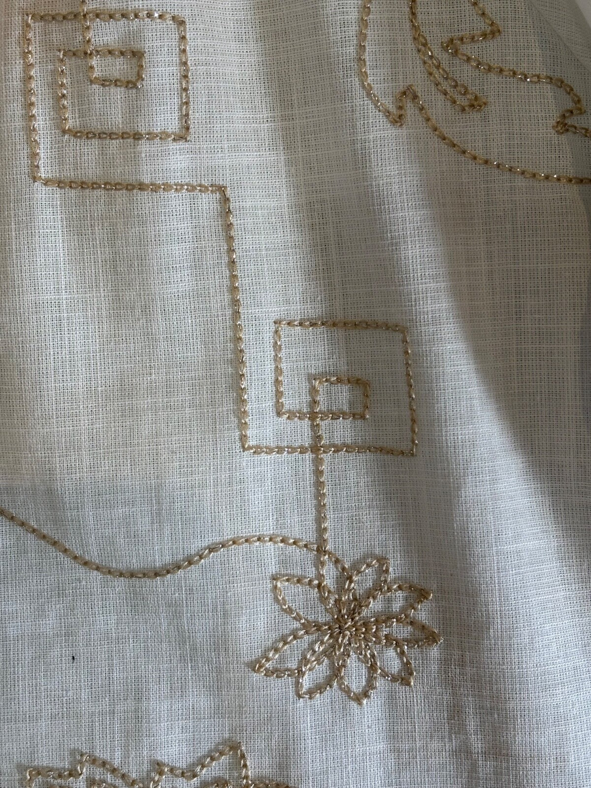 Golden Embroided Top
