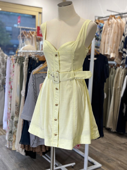 Sunkissed Sweetheart Dress – Lemon Sorbet