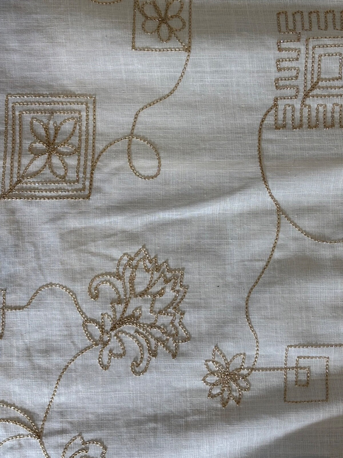 Golden Embroided Top