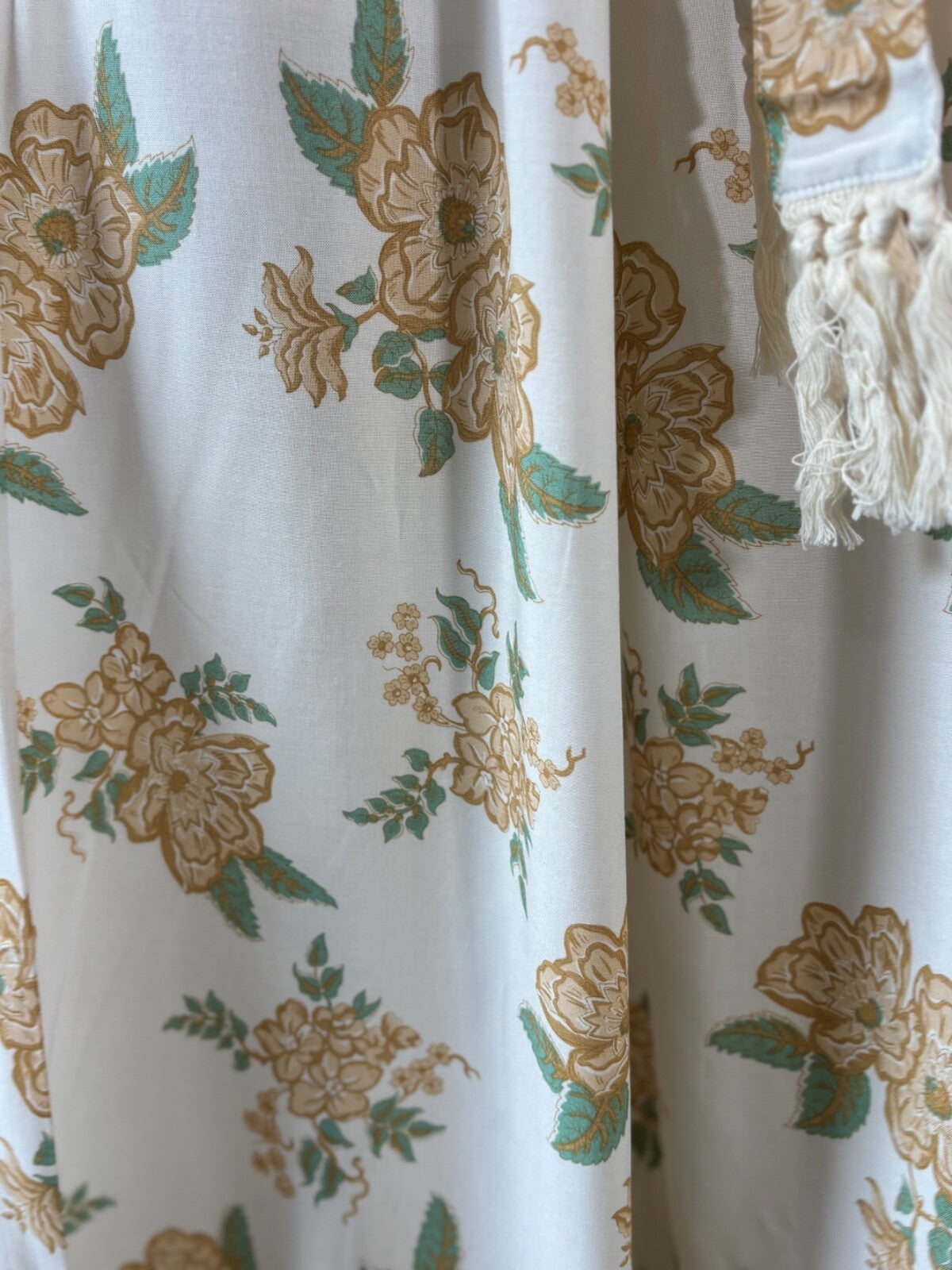 Golden Bloom Palazzo Pants