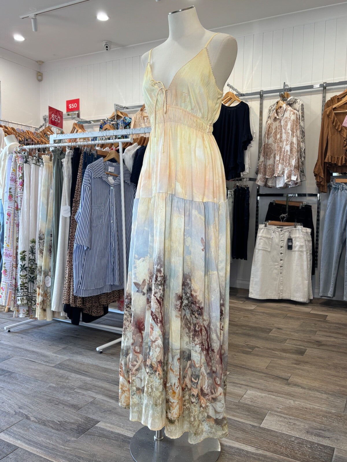 Vintage Garden Maxi Dress