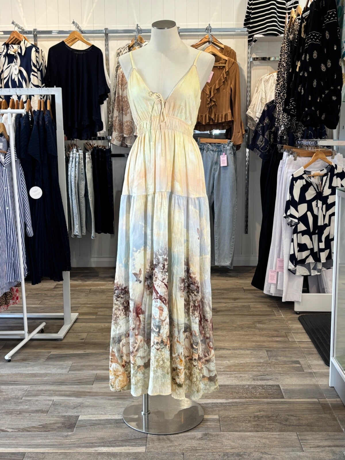 Vintage Garden Maxi Dress