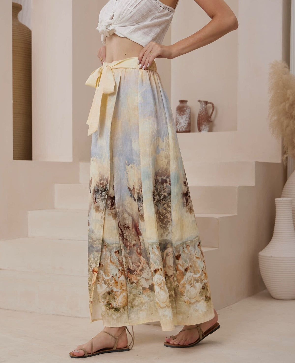 Vintage Garden Maxi Wrap