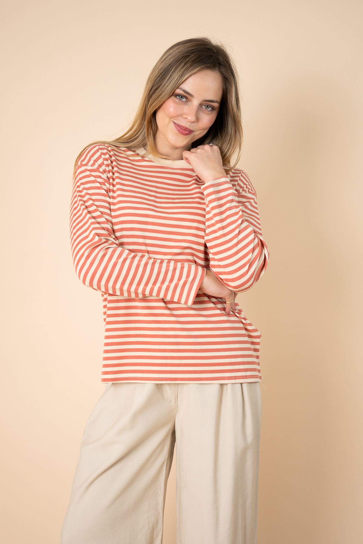 Stripe Tencel Top