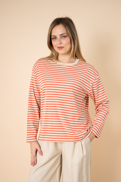Stripe Tencel Top