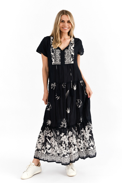 Zola V Neck Maxi Dress