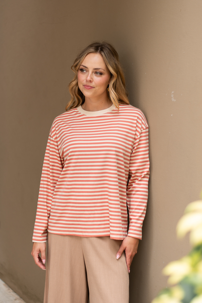 Stripe Tencel Top