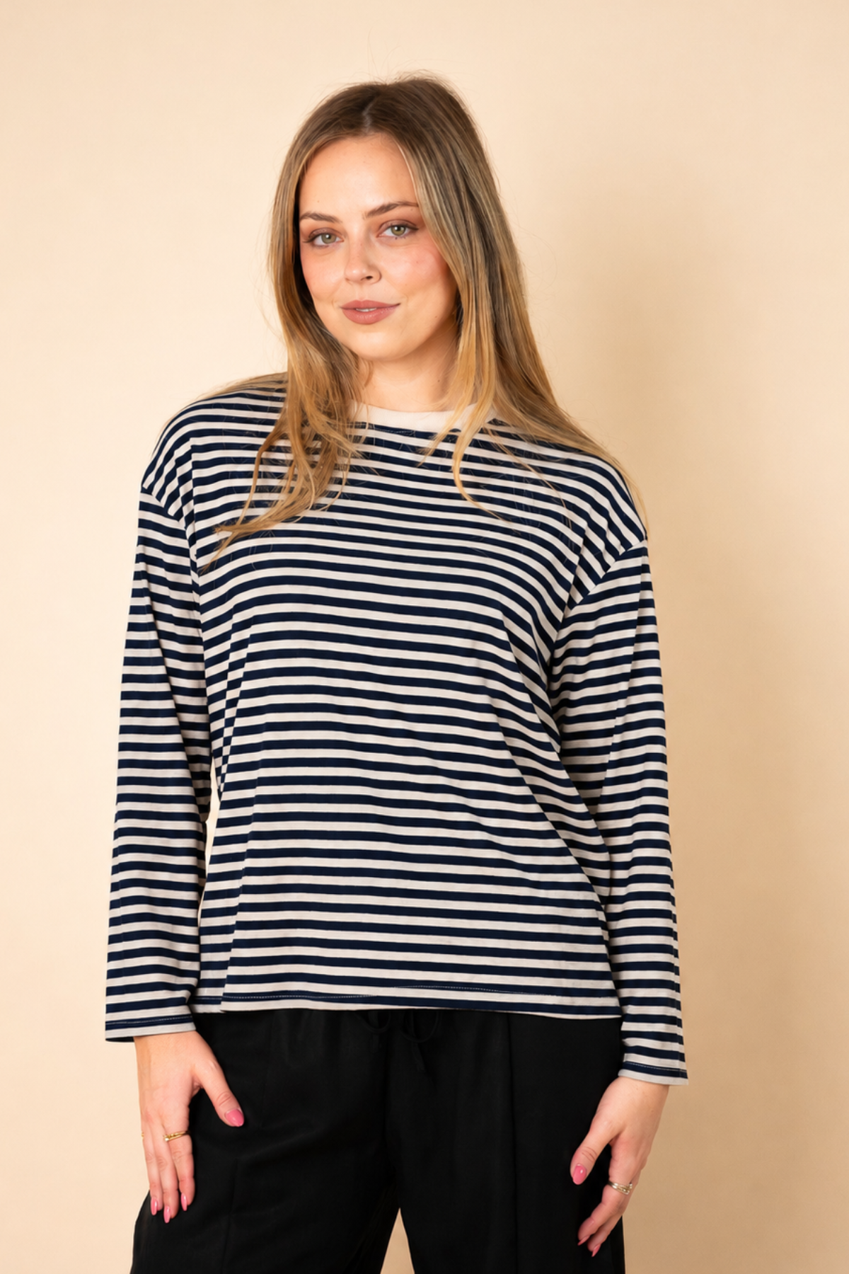 Stripe Tencel Top