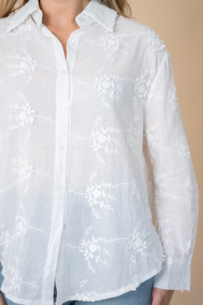 Sunday Cotton Top – White