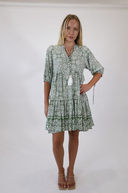 Meadow Vine Dress – Green
