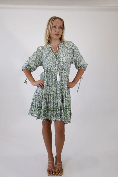 Meadow Vine Dress – Green