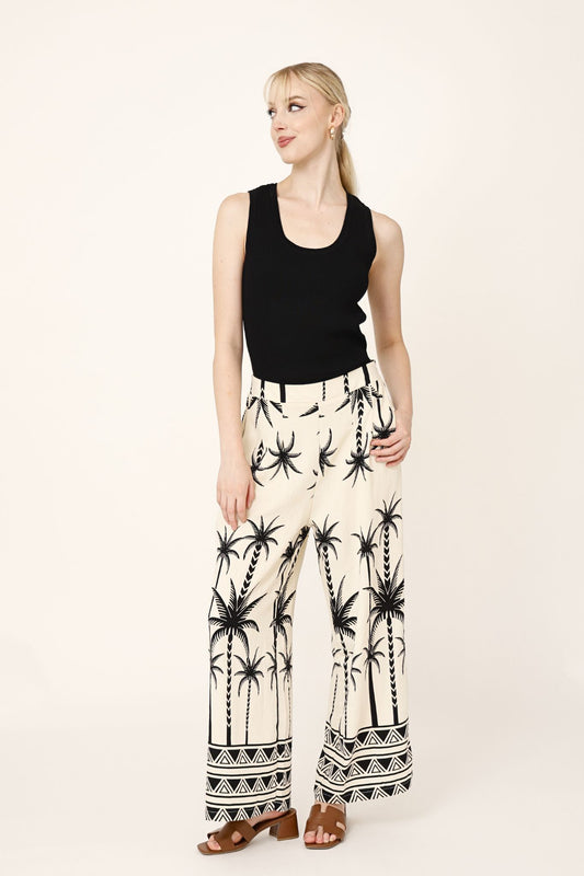 Palm Noir  Pants