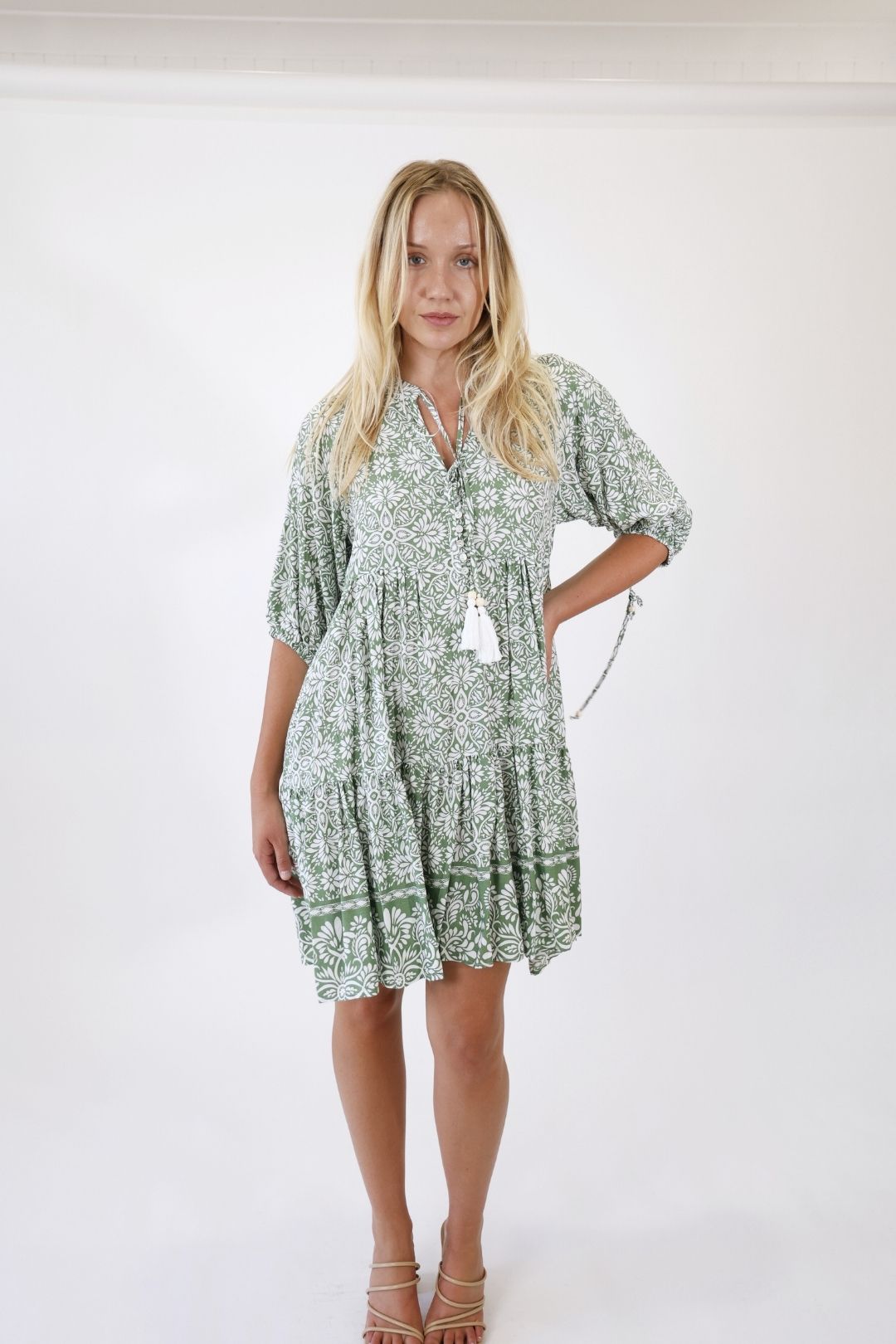 Meadow Vine Dress – Green