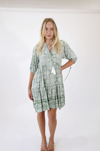 Meadow Vine Dress – Green