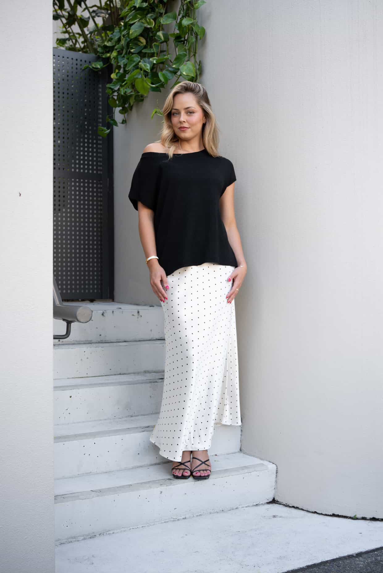 Dottie Dreams Satin Skirt