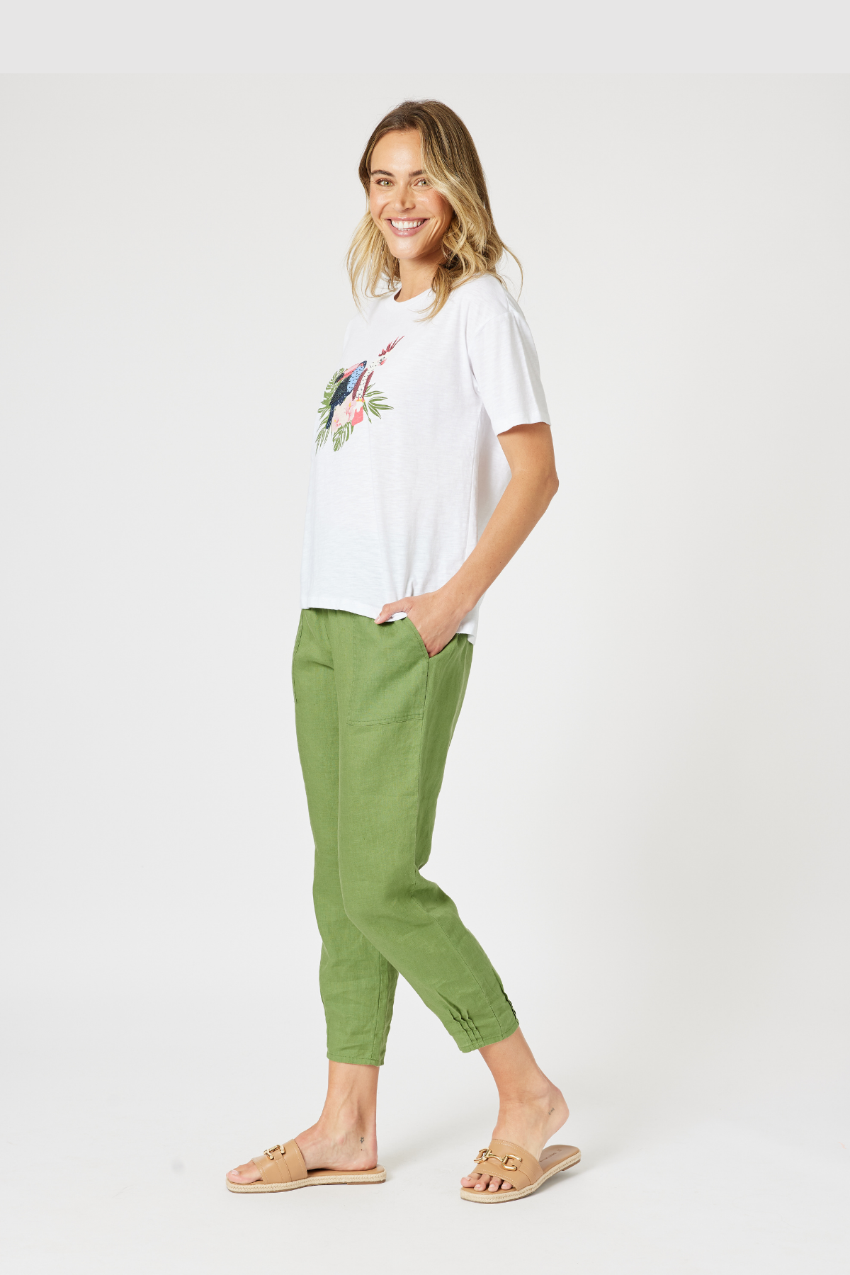 Sarah Linen Pant