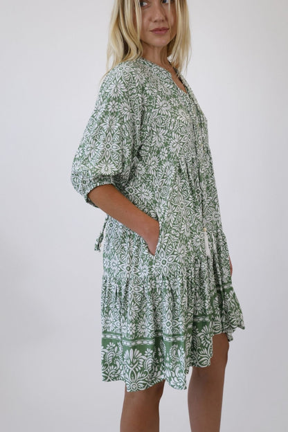 Meadow Vine Dress – Green