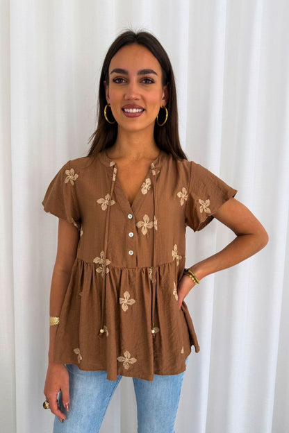 Cocoa Blossom Top