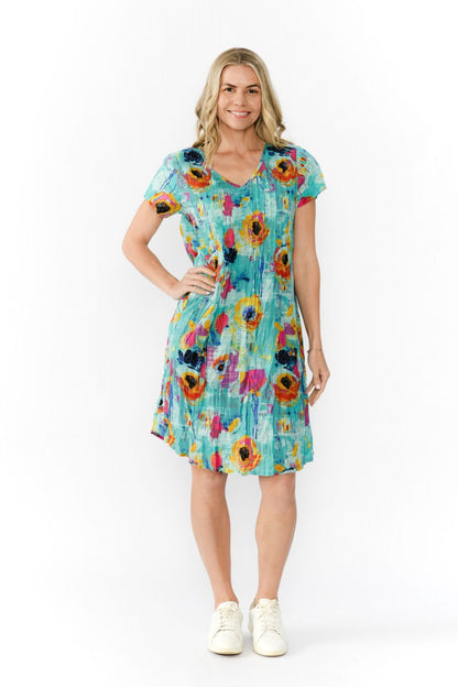 Nicola Dress Cap Sleeve