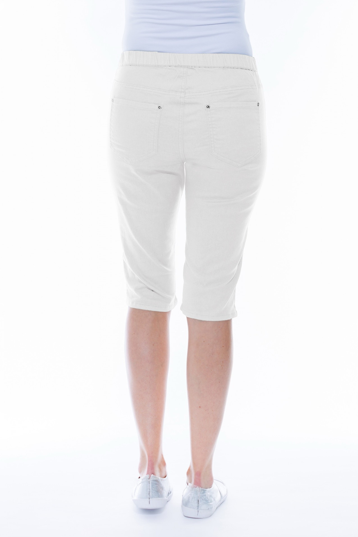 Stretch Denim Shorts
