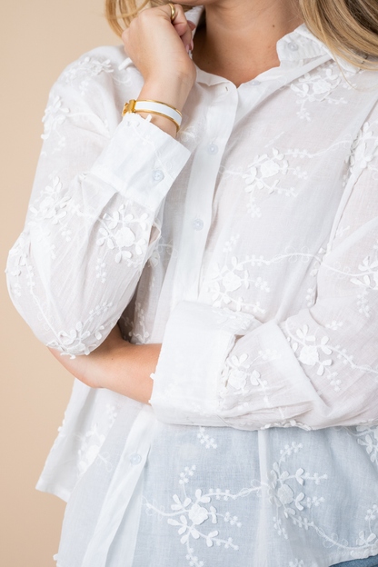 Sunday Cotton Top – White