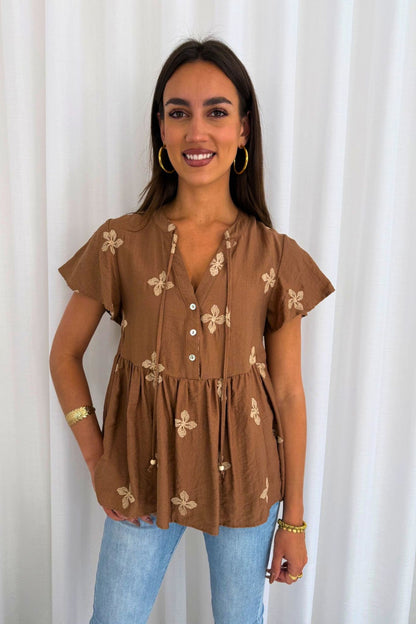 Cocoa Blossom Top