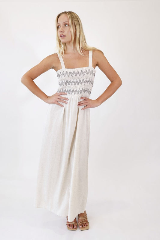 Linen Sky Dress