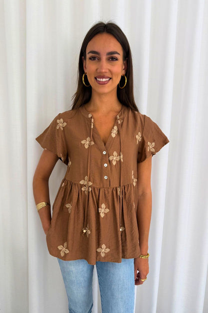 Cocoa Blossom Top