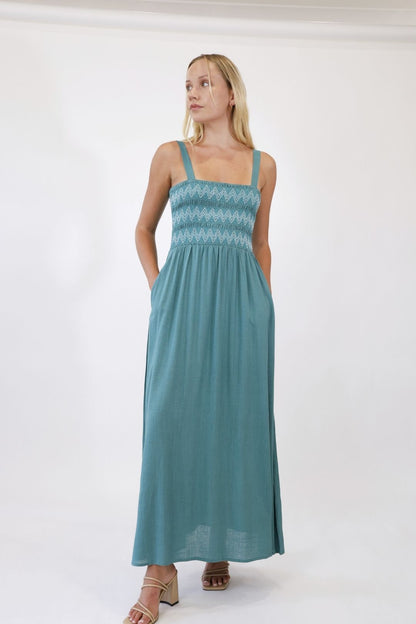 Linen Sky Dress