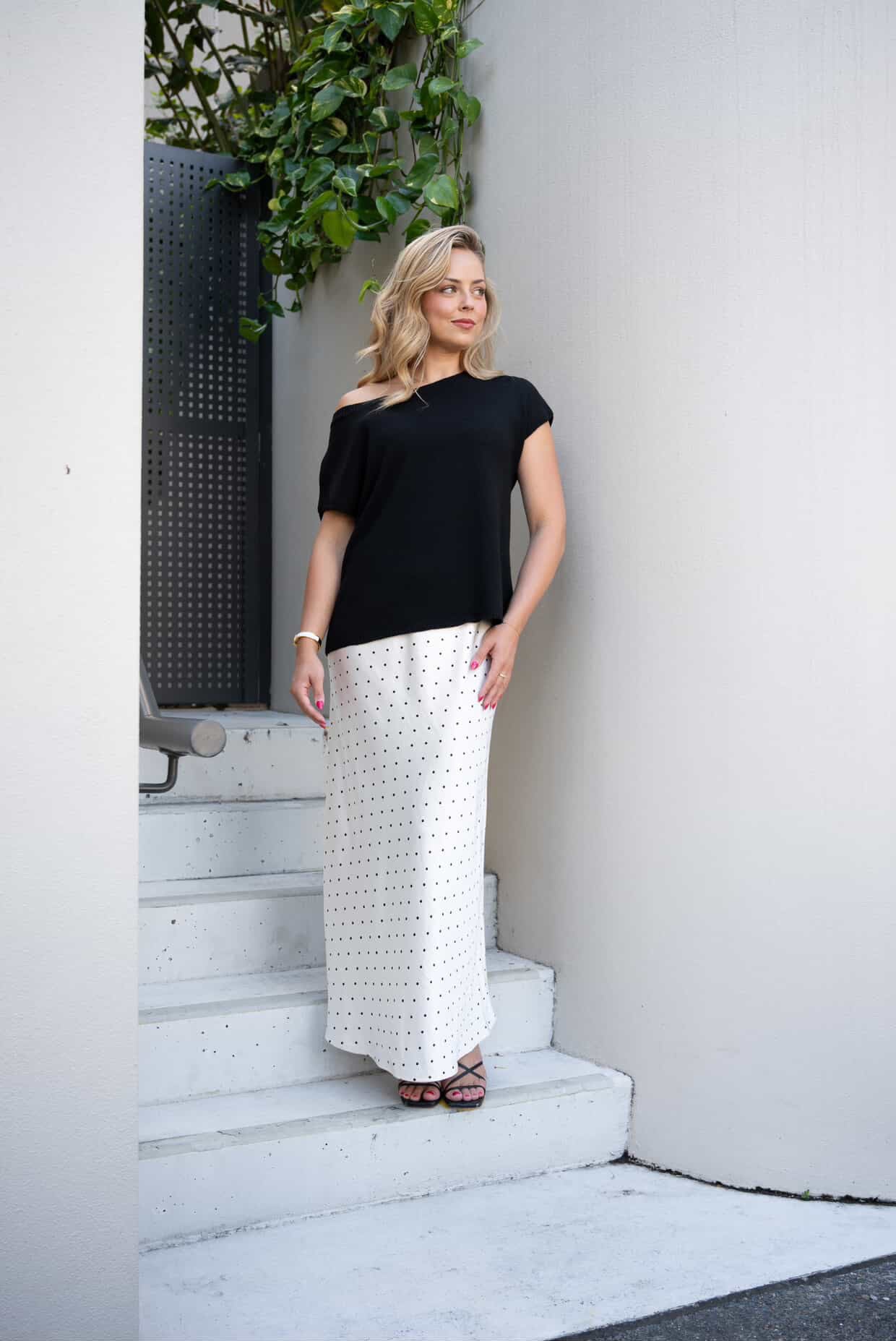 Dottie Dreams Satin Skirt