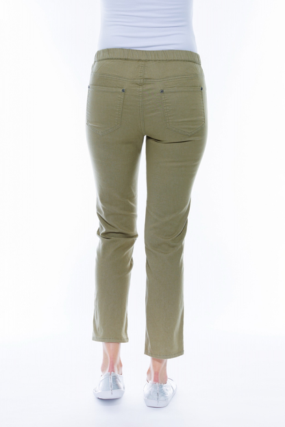 Stretch Denim Pants 7/8