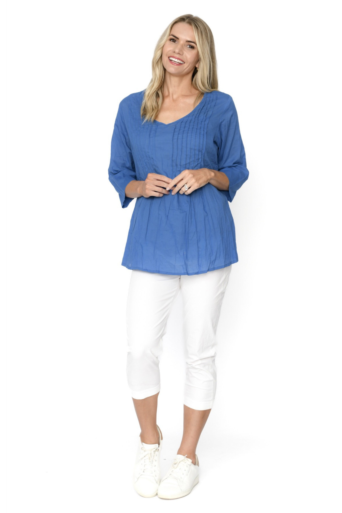 Evie Pleated Top