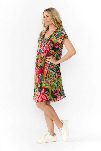 Nicola Dress Cap Sleeve