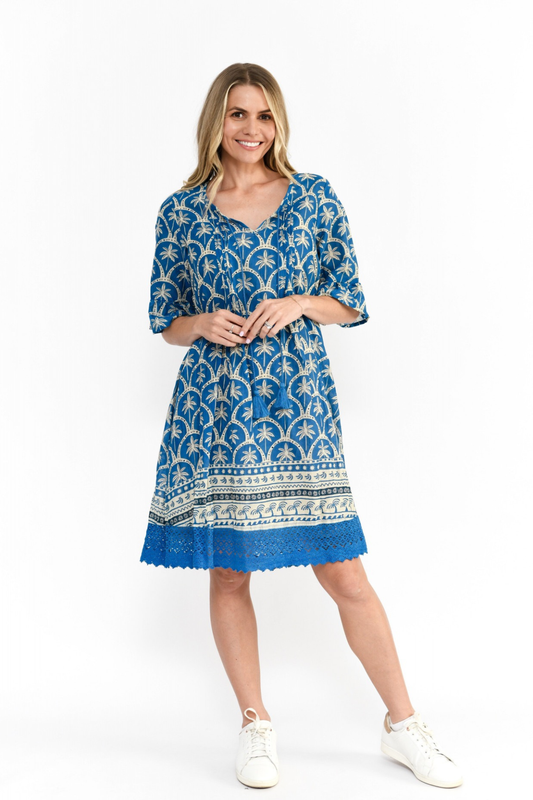 Palm Border Dress