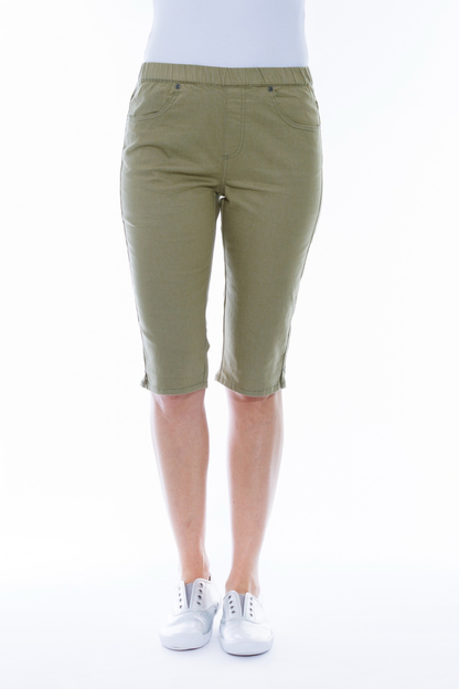 Stretch Denim Shorts