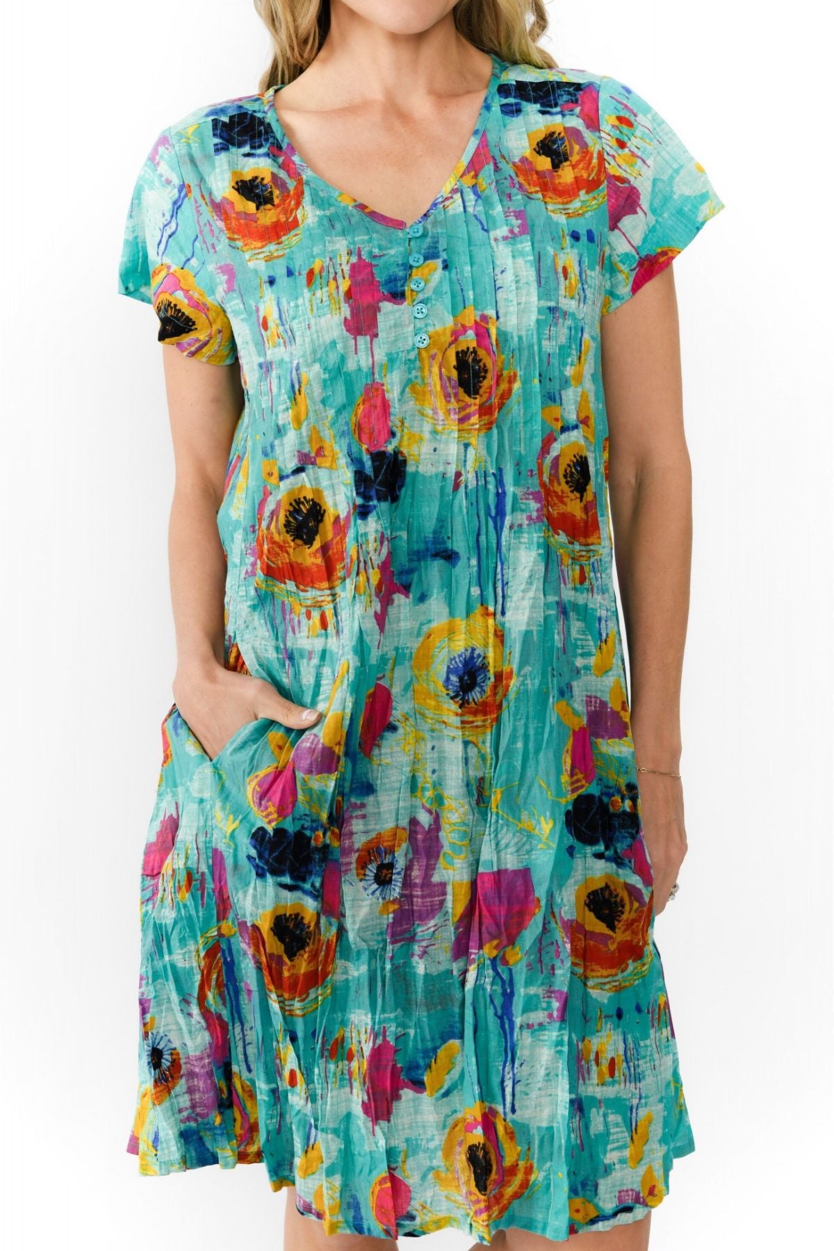 Nicola Dress Cap Sleeve