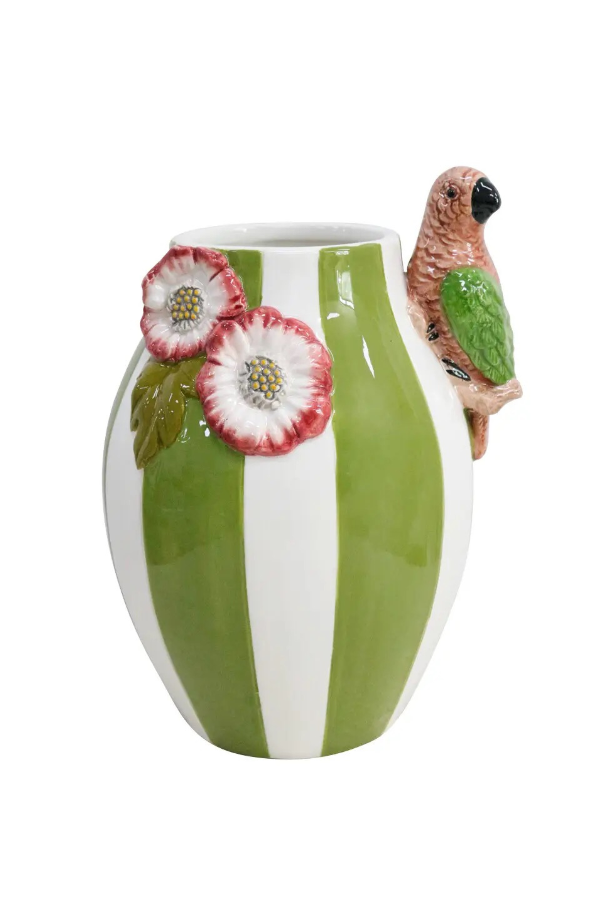 Parrot Garden Decorative Vase