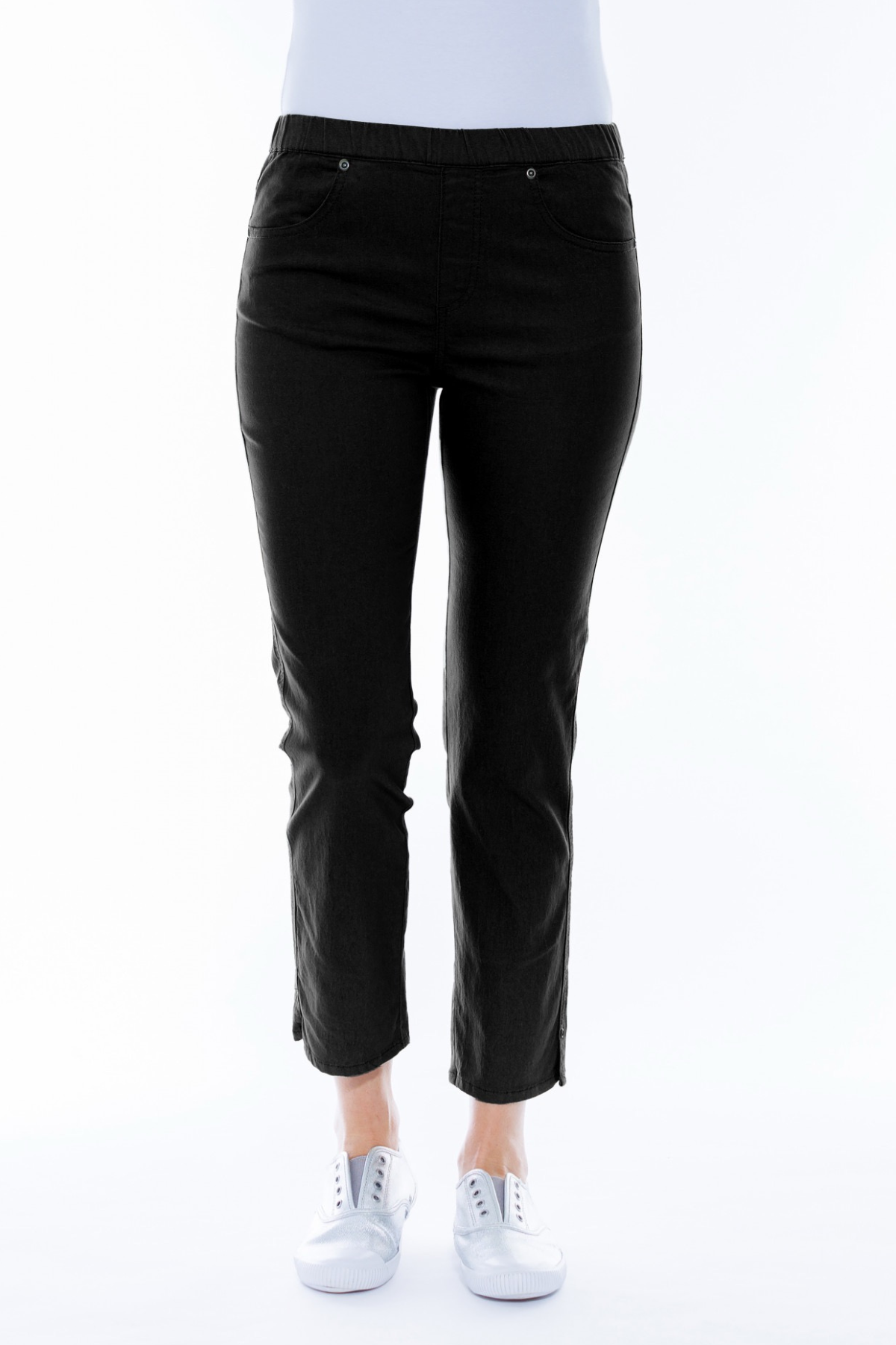Stretch Denim Pants 7/8