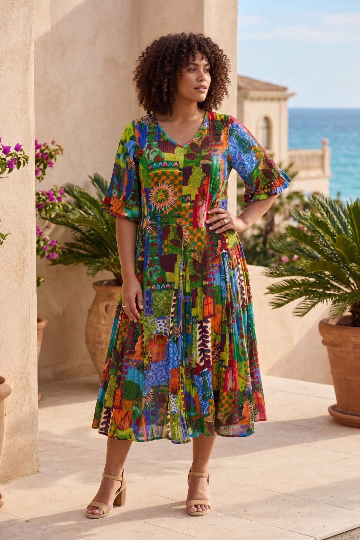 Le Moulin Dress Godet