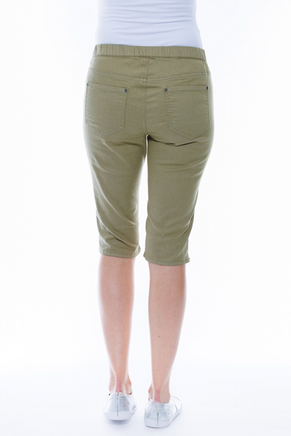 Stretch Denim Shorts