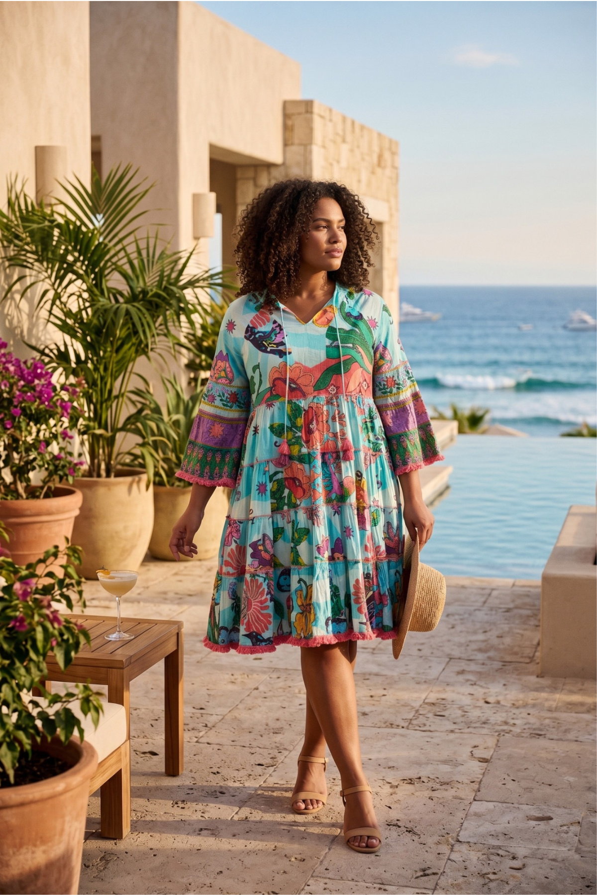 Provence Dress Layers