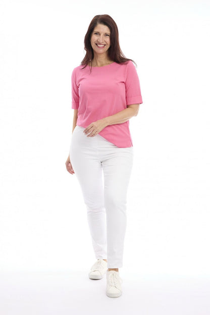 Cuff Hem T-shirt
